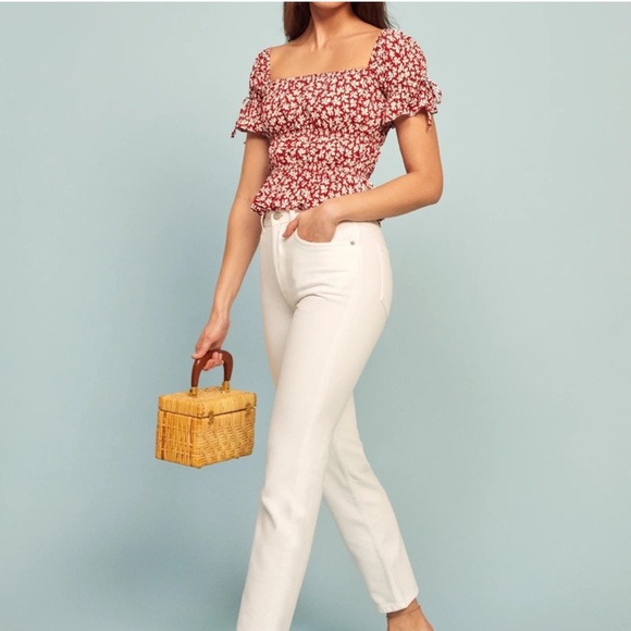 Reformation Solis Ruffle Top - Picture 2 of 8